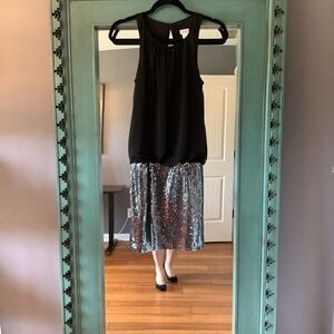 Cache Flapper Style Sequined Dress.